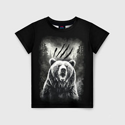 Детская футболка Большой бурый медведь