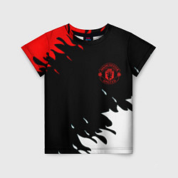 Детская футболка Manchester United flame fc