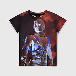 Детская футболка Статуя Макла Джексона с автографом - альбом Histor