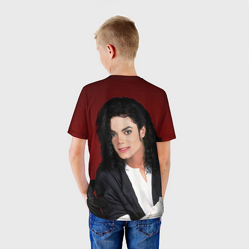 Детская футболка Michael Jackson с пантерой и автографом / 3D-принт – фото 4