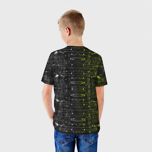 Детская футболка David Martinez - Cyberpunk: Edgerunners / 3D-принт – фото 4