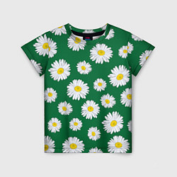 Детская футболка Ромашки поле из цветов