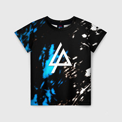 Детская футболка Linkin park холодные краски
