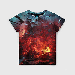 Детская футболка Абстрактный взрыв