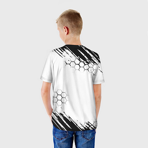 Детская футболка Россия будущего герб / 3D-принт – фото 4