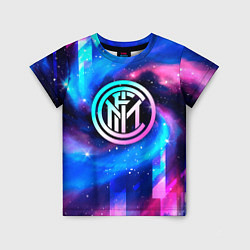 Детская футболка Inter неоновый космос