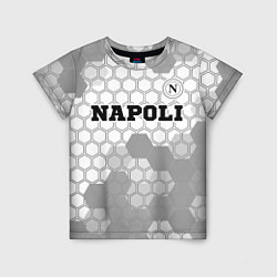Детская футболка Napoli sport на светлом фоне посередине