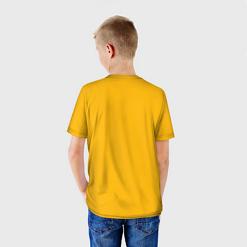 Детская футболка Псидак желтая утка покемон / 3D-принт – фото 4