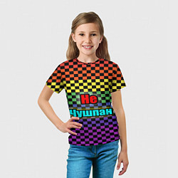 Футболка детская Пацан - не чушпан, цвет: 3D-принт — фото 2