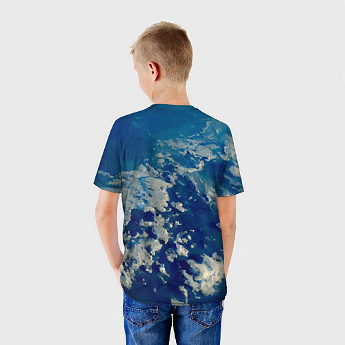 Детская футболка Небо Земли - star dust / 3D-принт – фото 4