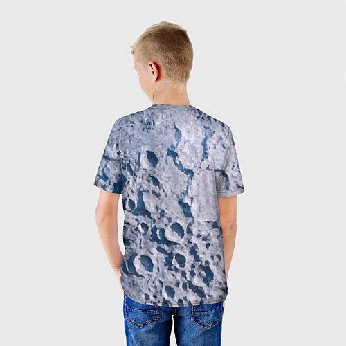 Детская футболка Кратеры на Луне - star dust / 3D-принт – фото 4