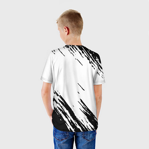 Детская футболка Rainbow six текстура краски штрихи / 3D-принт – фото 4
