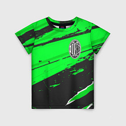 Детская футболка AC Milan sport green