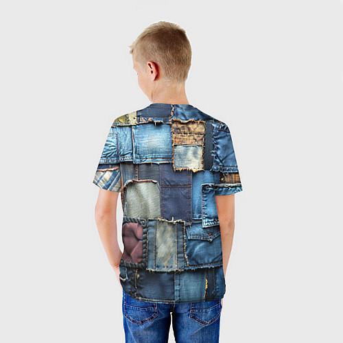 Детская футболка Значок архитектора на джинсах / 3D-принт – фото 4