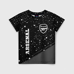 Детская футболка Arsenal sport на темном фоне вертикально