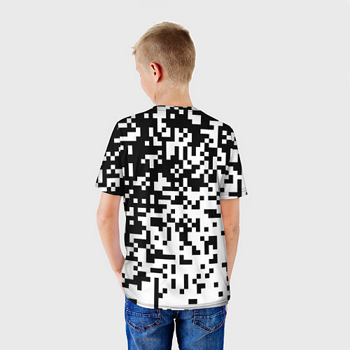 Детская футболка Камуфляж городской / 3D-принт – фото 4