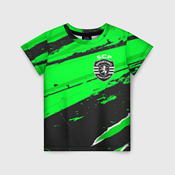 Детская футболка Sporting sport green