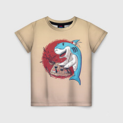 Детская футболка Sushi shark