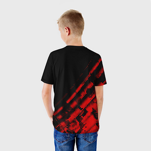 Детская футболка Manchester United sport grunge / 3D-принт – фото 4