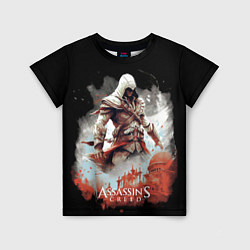 Детская футболка Assassins creed город из частиц