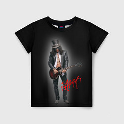 Детская футболка Слэш музыкант группы Guns N Roses