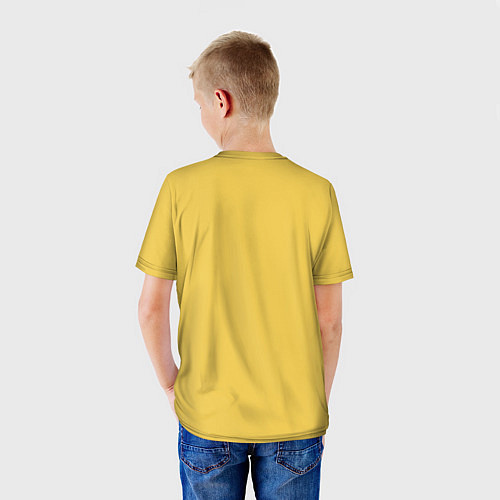 Детская футболка Абстракция ретро стиль / 3D-принт – фото 4
