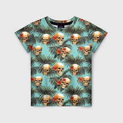 Детская футболка Черепа и море