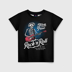 Детская футболка Rock and roll - punk