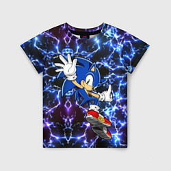Детская футболка Sonic blue x