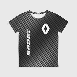 Детская футболка Renault sport carbon