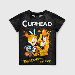 Футболка детская Cuphead - dont deal with the devil, цвет: 3D-принт