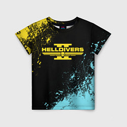 Детская футболка Helldivers 2: Skull Logo