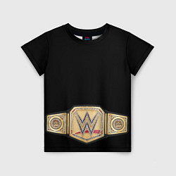 Детская футболка Неоспоримый чемпион Вселенной WWE