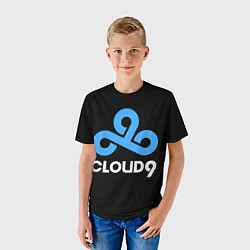 Футболка детская Cloud9 - esports logo, цвет: 3D-принт — фото 2