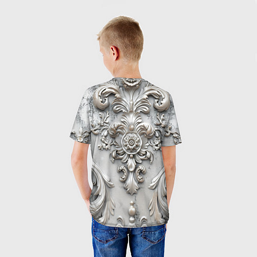 Детская футболка Объемный орнамент / 3D-принт – фото 4