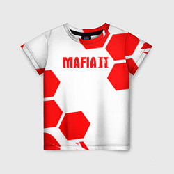 Детская футболка Mafia соты красные