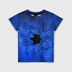 Детская футболка Расколотое стекло - звездное небо