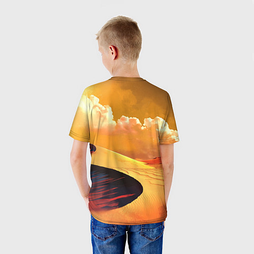 Детская футболка Dune - sands / 3D-принт – фото 4