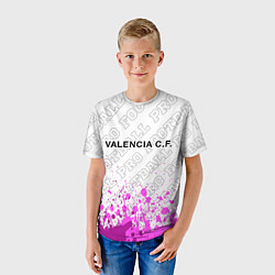 Футболка детская Valencia pro football посередине, цвет: 3D-принт — фото 2