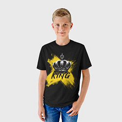 Футболка детская Корона Кинга, цвет: 3D-принт — фото 2