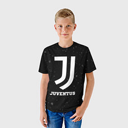 Футболка детская Juventus sport на темном фоне, цвет: 3D-принт — фото 2