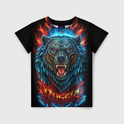 Детская футболка Russia bear
