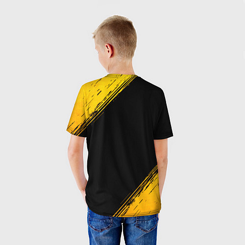 Детская футболка Juventus - gold gradient / 3D-принт – фото 4