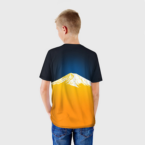 Детская футболка Спортивный японский автомобиль / 3D-принт – фото 4