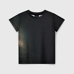 Детская футболка Звездный космос темно-синий