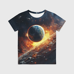 Детская футболка Космос и планета