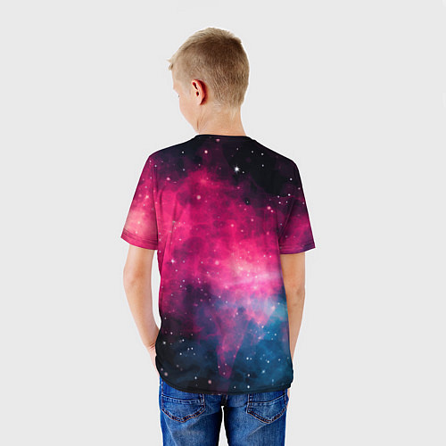 Детская футболка Абстрактный космос фантастика / 3D-принт – фото 4