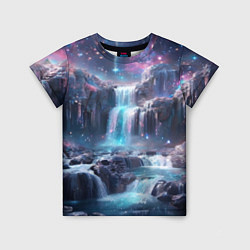 Детская футболка Волшебный ночной водопад