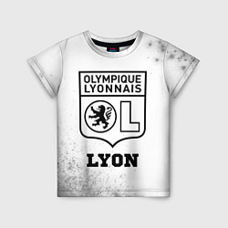 Детская футболка Lyon sport на светлом фоне