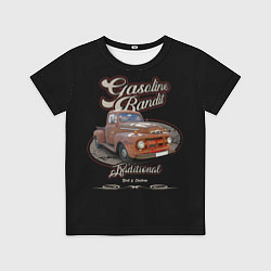 Футболка детская Хот-род в стиле rat Gasoline Bandit, цвет: 3D-принт